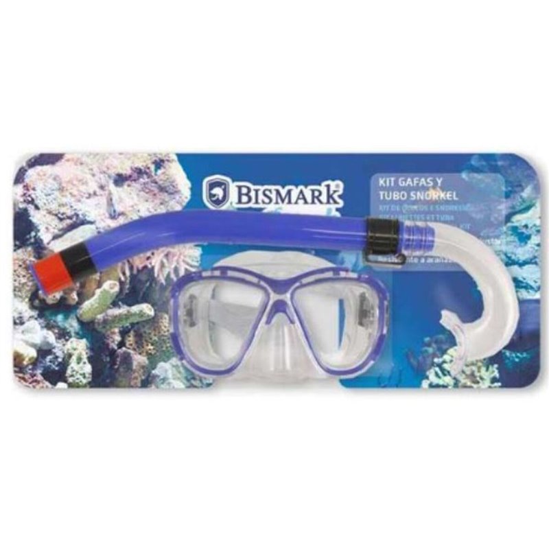 Image secondaire de Masque de Plongée avec Tube Bismark Adultes PVC