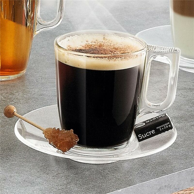 Image secondaire de Ensemble de tasses à café Luminarc Nuevo (6 pcs) Transparent verre 90 ml 6 Pièces