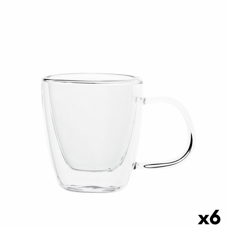 Image secondaire de Tasse Quid Serenia Transparent verre 100 ml (6 Unités)