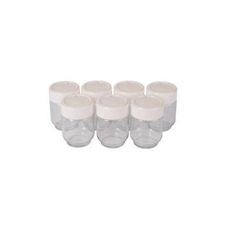 MOULINEX A14A03 - 7 pots verre couvercle blanc avec dateur 32,99 €