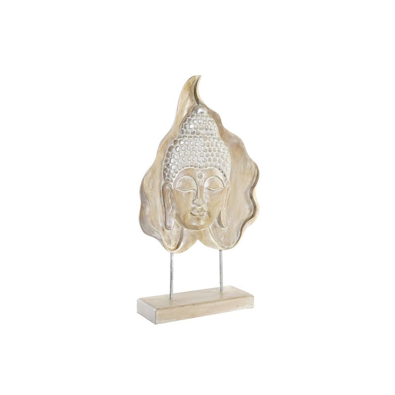 Figurine Décorative DKD Home Decor 36 x 11 x 63 cm Naturel Buda Décapé