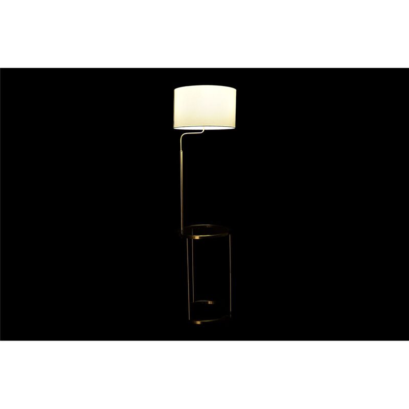 Image secondaire de Lampadaire DKD Home Decor 43,5 x 40 x 154 cm Doré Métal Blanc 220 V 50 W