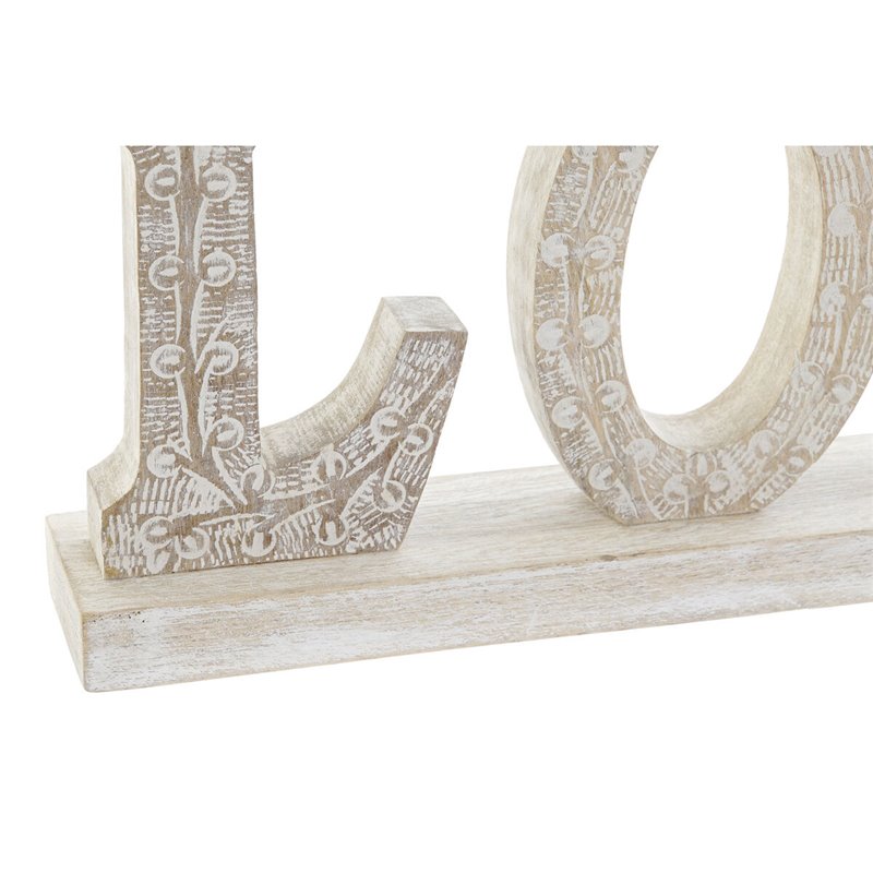 Image secondaire de Figurine Décorative DKD Home Decor Blanc Décapé 40,5 x 5 x 15 cm (2 Unités)