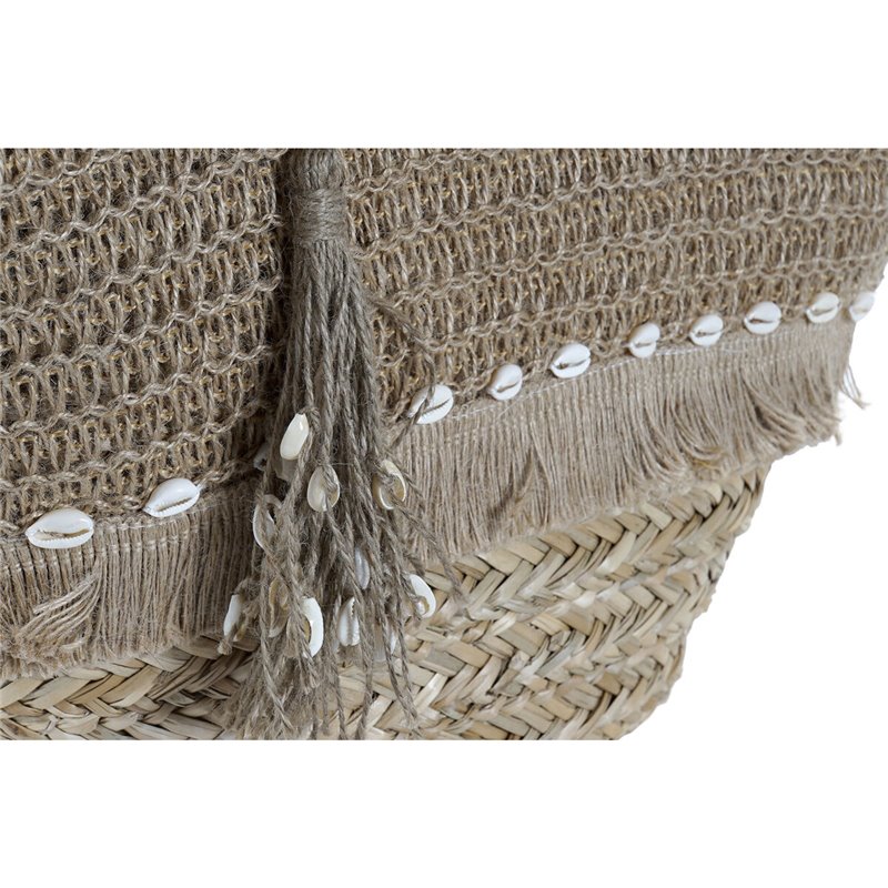 Image secondaire de Sac de plage DKD Home Decor 53 x 15 x 51,5 cm Naturel Herbier marin