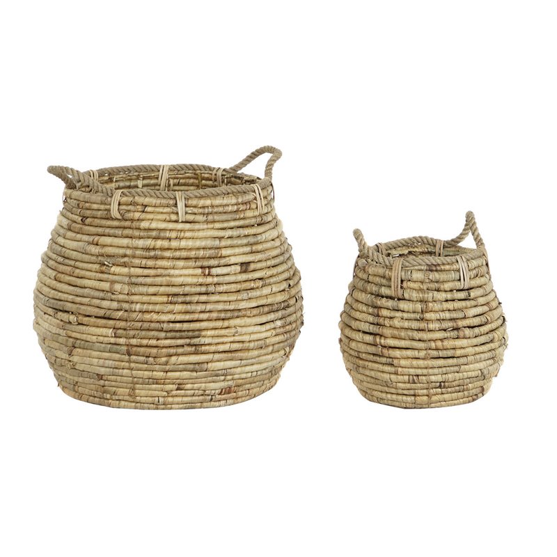 Set de basket DKD Home Decor 50 x 50 x 48 cm Métal