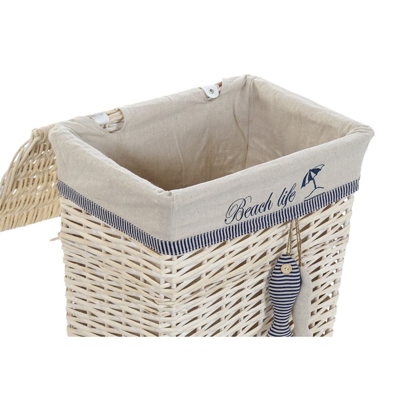 Image secondaire de Set de basket DKD Home Decor 47 x 35 x 56 cm Polyester Spirales (5 Unités)