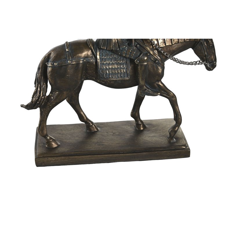 Image secondaire de Figurine Décorative DKD Home Decor 20 x 7 x 22 cm Cheval Cuivre