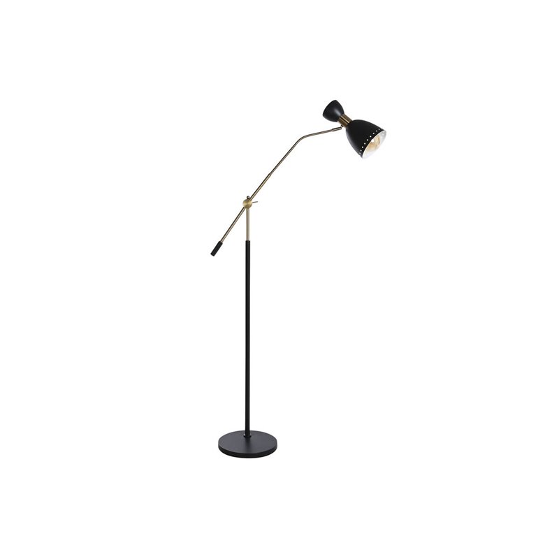 Image secondaire de Lampadaire DKD Home Decor 109 x 30 x 168 cm Noir Doré Métal 220 V 50 W