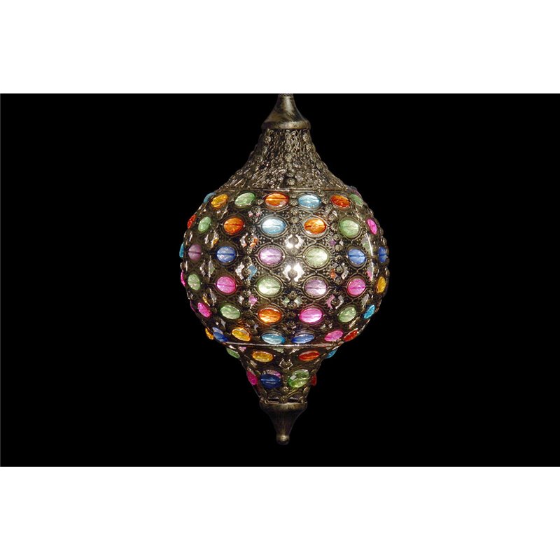 Image secondaire de Suspension DKD Home Decor Doré Métal Multicouleur 40 W 50 W 24 x 24 x 42 cm