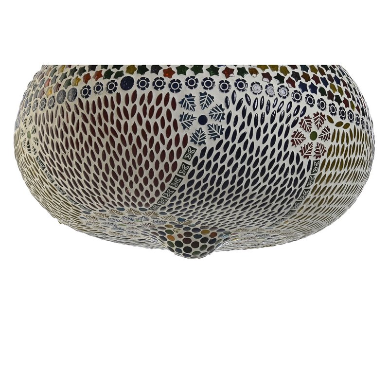 Image secondaire de Suspension DKD Home Decor 32 x 32 x 26 cm Verre Multicouleur 25 W (2 Unités)