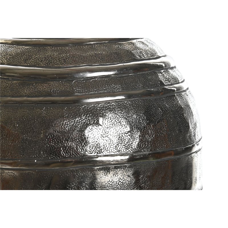 Image secondaire de Vase DKD Home Decor 20 x 20 x 28,5 cm Argenté Doré Aluminium Moderne (2 Unités)