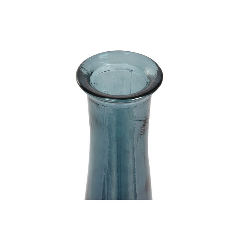 Image secondaire de Vase DKD Home Decor 18 x 18 x 80 cm Bleu Verre trempé