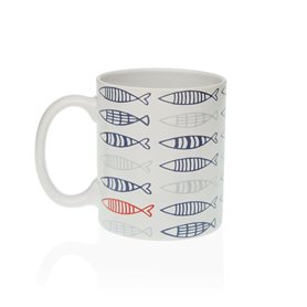 Tasse mug Versa Fish Porcelaine Grès 15,99 €
