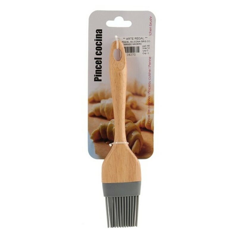 Image secondaire de Brosse de cuisine Marron Gris Bois Silicone