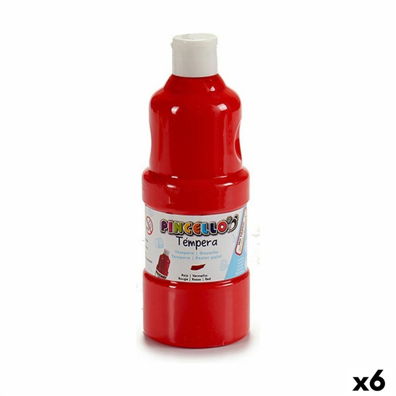 Gouache Rouge 400 ml (6 Unités)