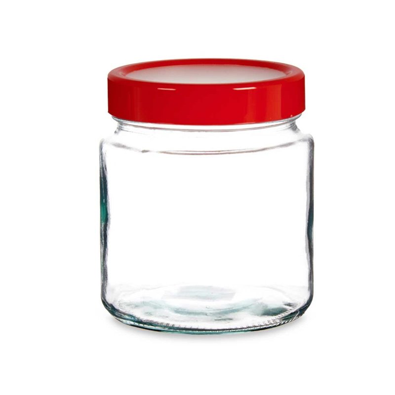 Image secondaire de Boîte Rouge Transparent verre polypropylène (1 L) (12 Unités)