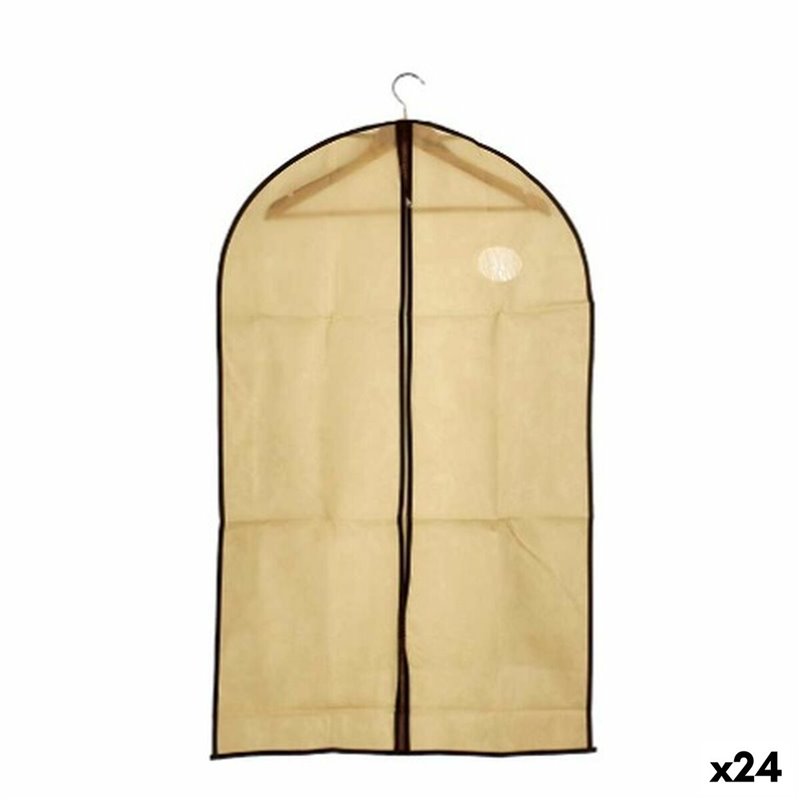 Porte-Habits 60 x 100 cm Beige Polyester polypropylène (24 Unités)