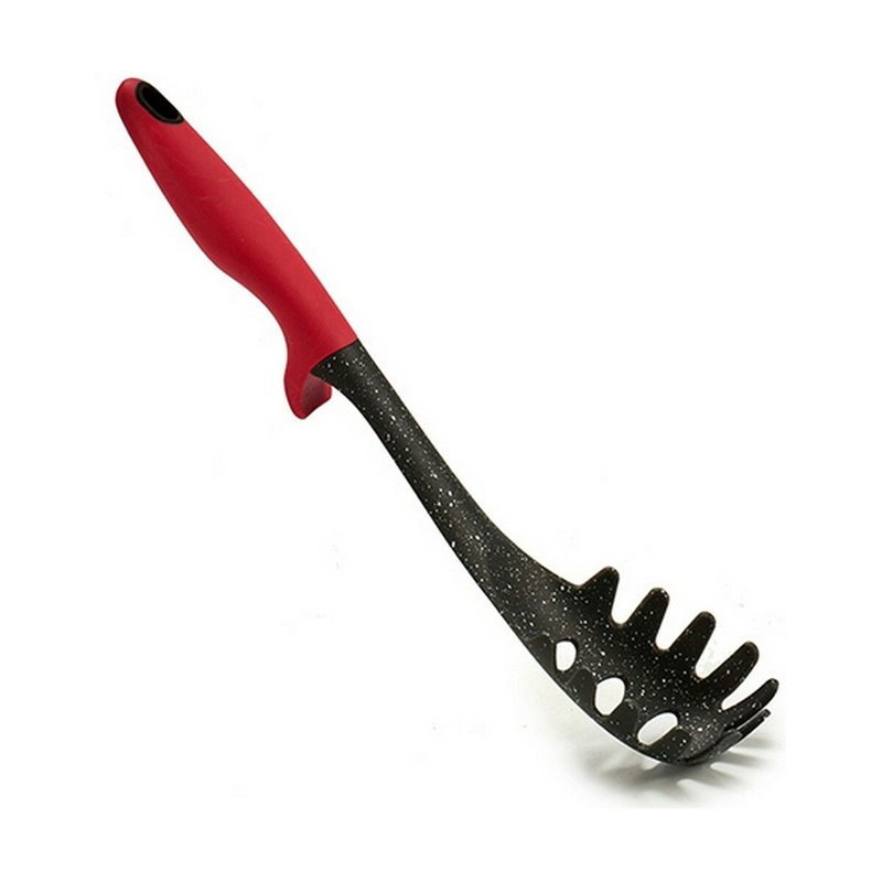 Image secondaire de Cuillère de service pour les pâtes Noir Rouge Nylon 6 x 32 x 7 cm (12 Unités)