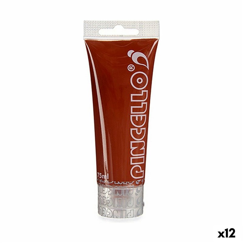 Peinture acrylique 75 ml Marron (12 Unités)