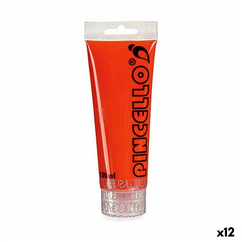 Peinture acrylique Rouge 120 ml (12 Unités)