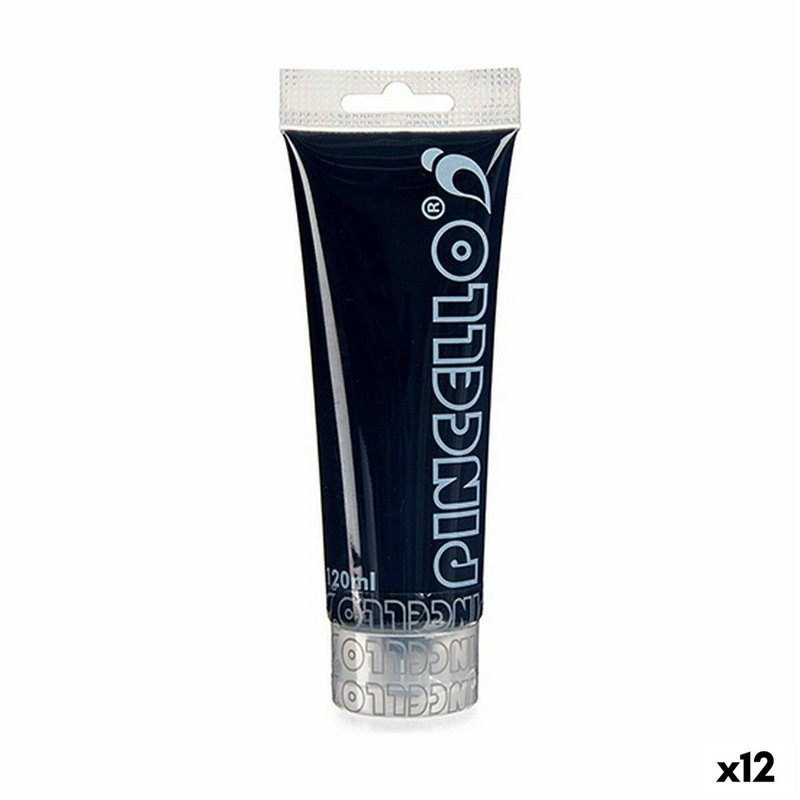 Peinture acrylique Noir 120 ml (12 Unités)