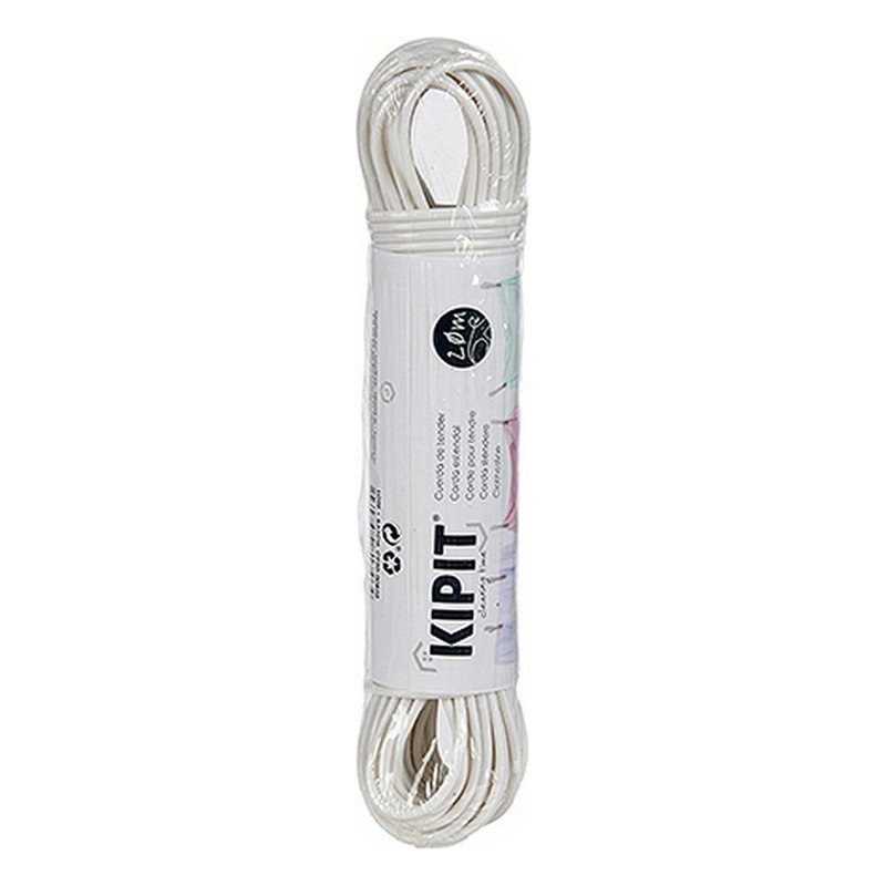 Image secondaire de Fil à linge Blanc PVC 20 m (12 Unités)