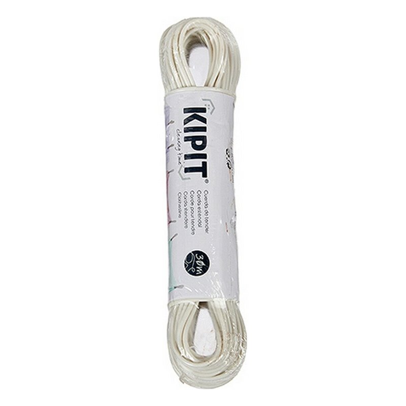 Image secondaire de Fil à linge 30 m Blanc PVC (12 Unités)