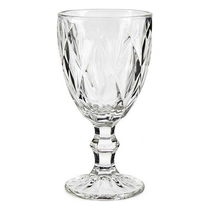 Image secondaire de Verre de vin Diamant Transparent verre 330 ml (6 Unités)