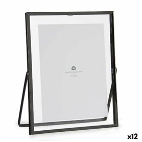 Cadre photo Noir Métal verre Plastique 20,5 x 1 x 25,2 cm (12 Unités) 110,99 €