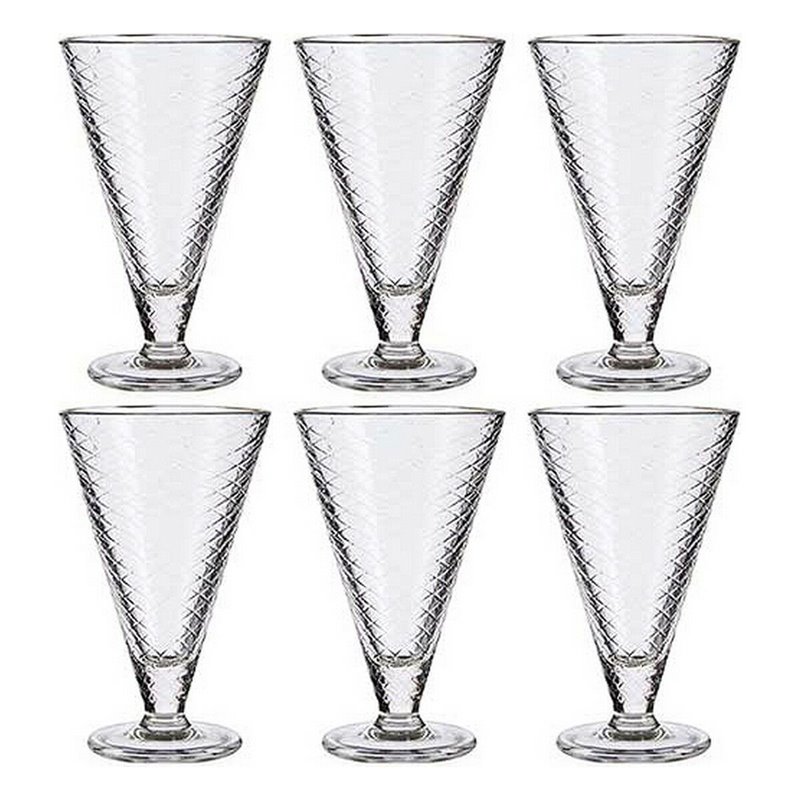 Image secondaire de Coupe de glaces et de milkshakes Transparent verre 340 ml (24 Unités)