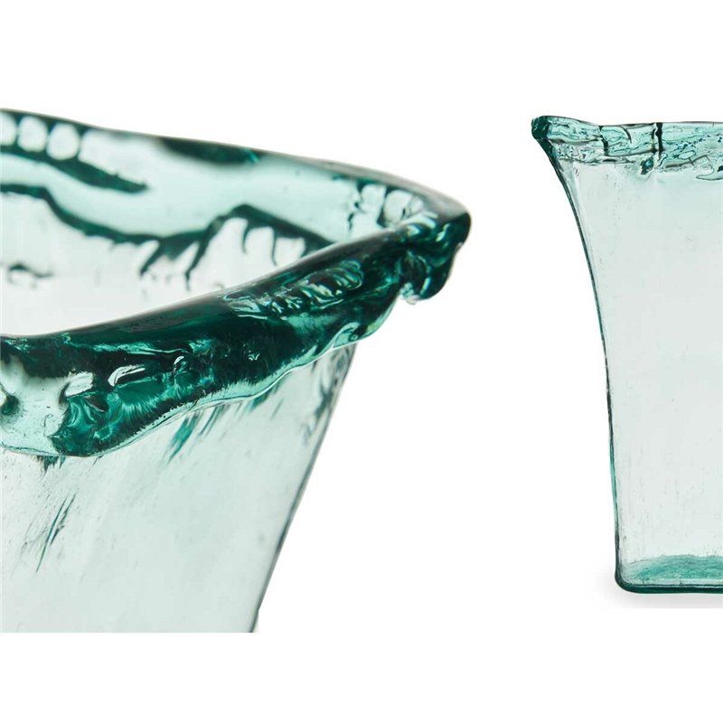 Image secondaire de Vase 27 x 34,5 x 14 cm Verre Transparent (2 Unités)