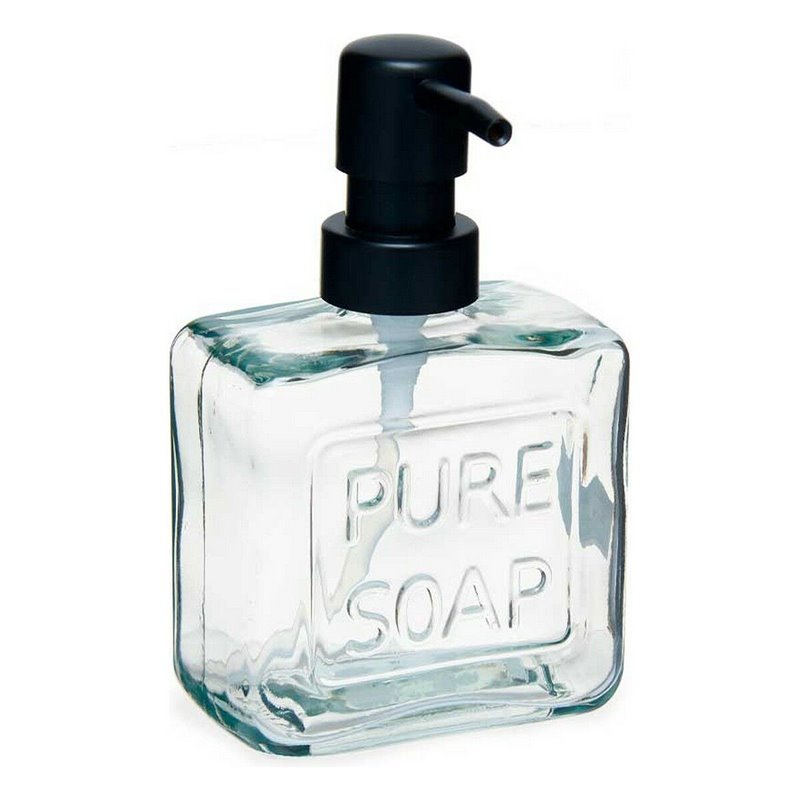 Image secondaire de Distributeur de Savon Pure Soap 250 ml Verre Transparent Plastique (12 Unités)