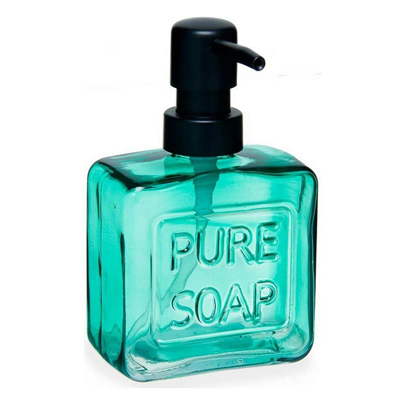 Image secondaire de Distributeur de Savon Pure Soap 250 ml Verre Vert Plastique (12 Unités)