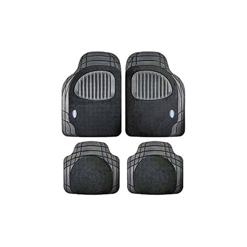 Set de tapis de voitures Goodyear GOD9024 Universel Noir (4 pcs)