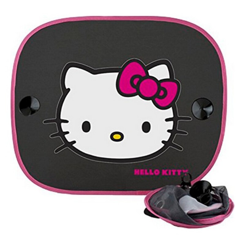 Pare-Soleil latéral pour voiture Hello Kitty KIT3014 Enfant (44 x 36 cm)(2 pcs)