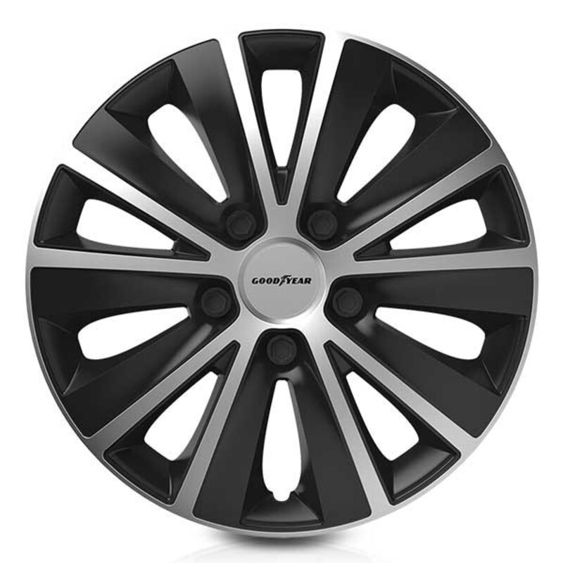 Enjoliveur Goodyear Monaco Noir Argenté 16