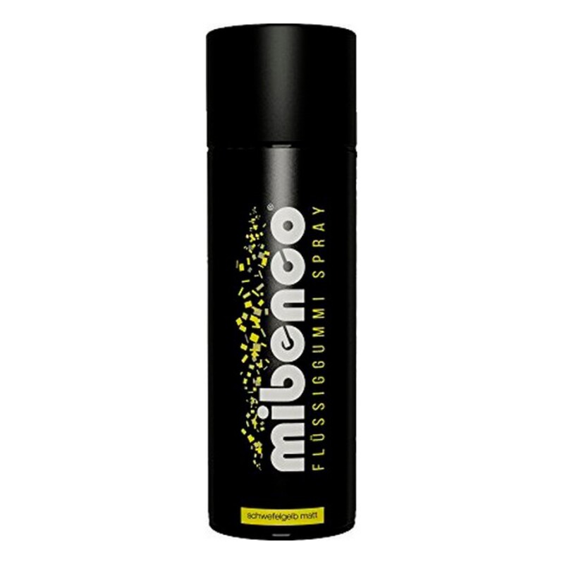 Caoutchouc liquide pour voitures Mibenco Jaune 400 ml