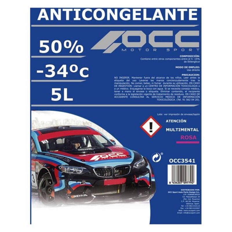 Image secondaire de Antigel OCC Motorsport 50% Organique Rose (5 L)