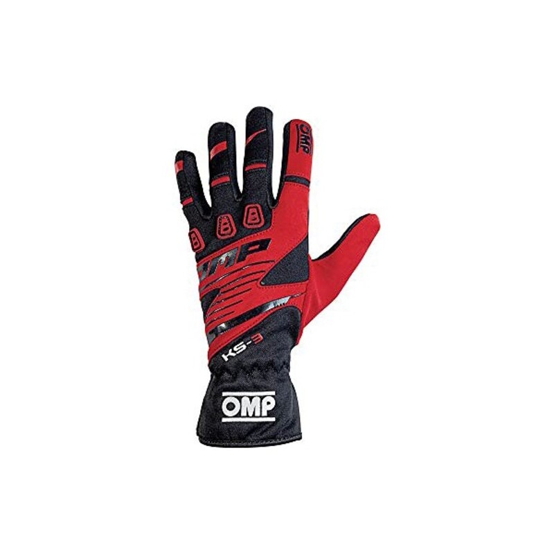 Gants de karting OMP KS-3 Rouge/Noir L