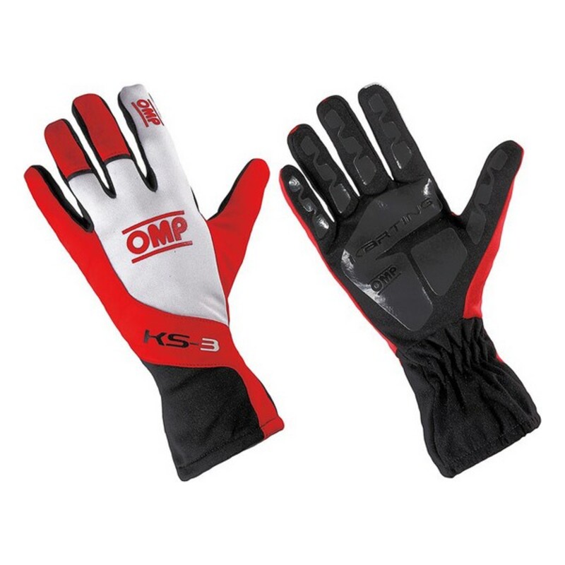 Image secondaire de Gants de karting OMP KS-3 Rouge/Noir L