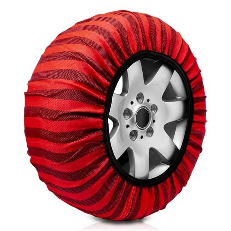 Chaînes à neige pour voiture Classic Rouge Textile 70