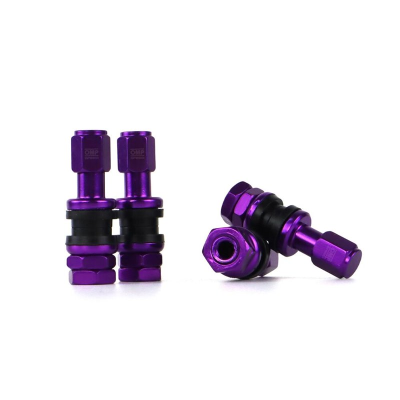 Valve OMP Aluminium Violet 4 uds