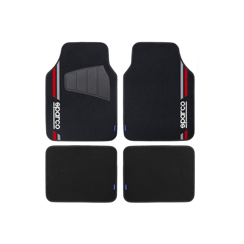 Set de tapis de voitures Sparco SPCF508RD Rouge