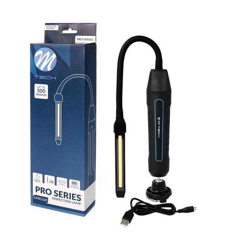 Lumière de travail M-Tech ILPRO105 Noir/Bleu 500 lm