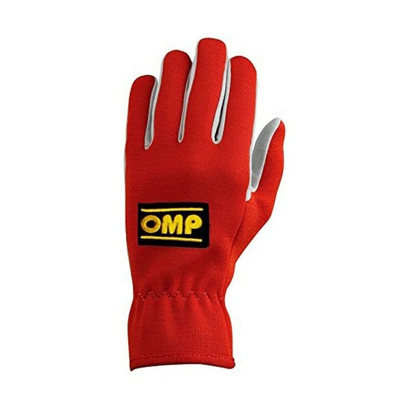 Gants de conduite pour hommes OMP Rally Rouge Bleu L