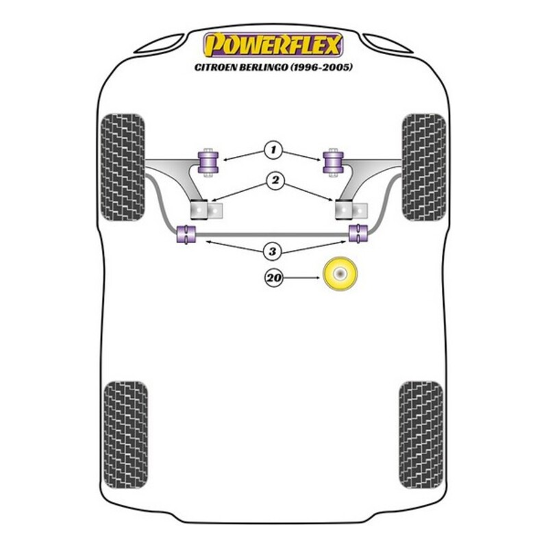 Image secondaire de Silentblock Powerflex (1 Unités)