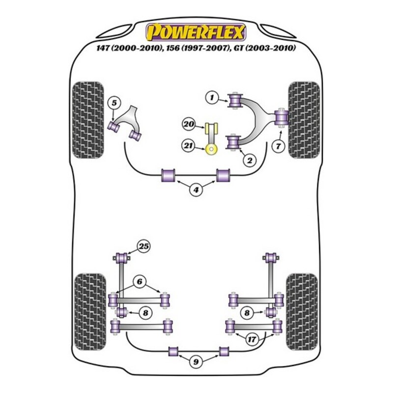 Image secondaire de Silentblock Powerflex PFF1-810-22