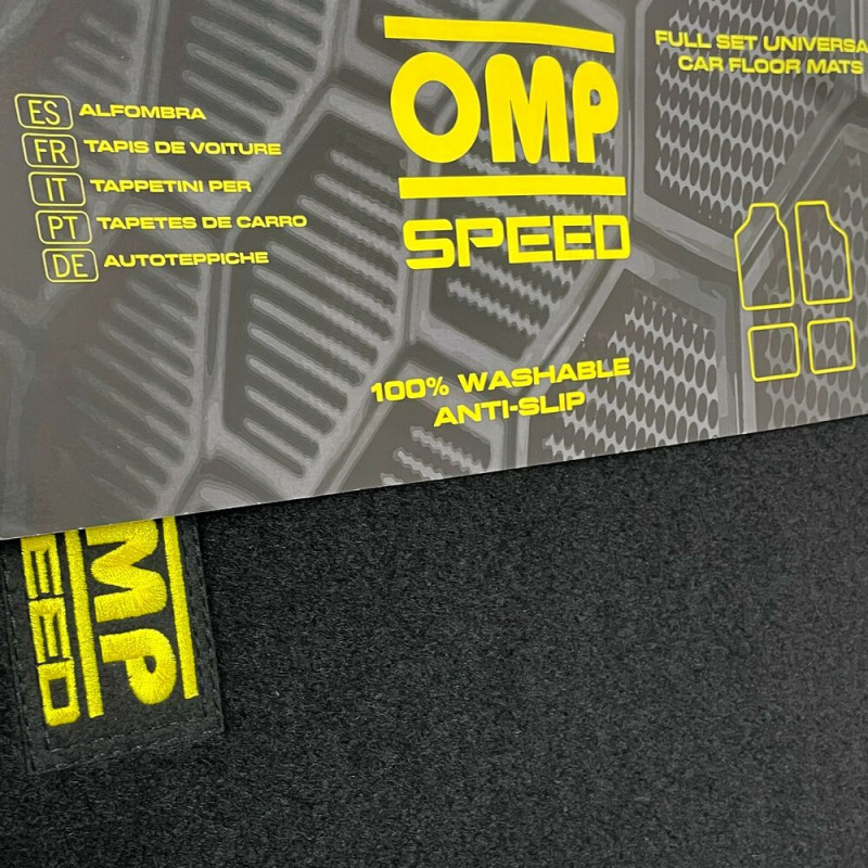 Image secondaire de Tapis pour voitures OMP SPEED Universel Jaune