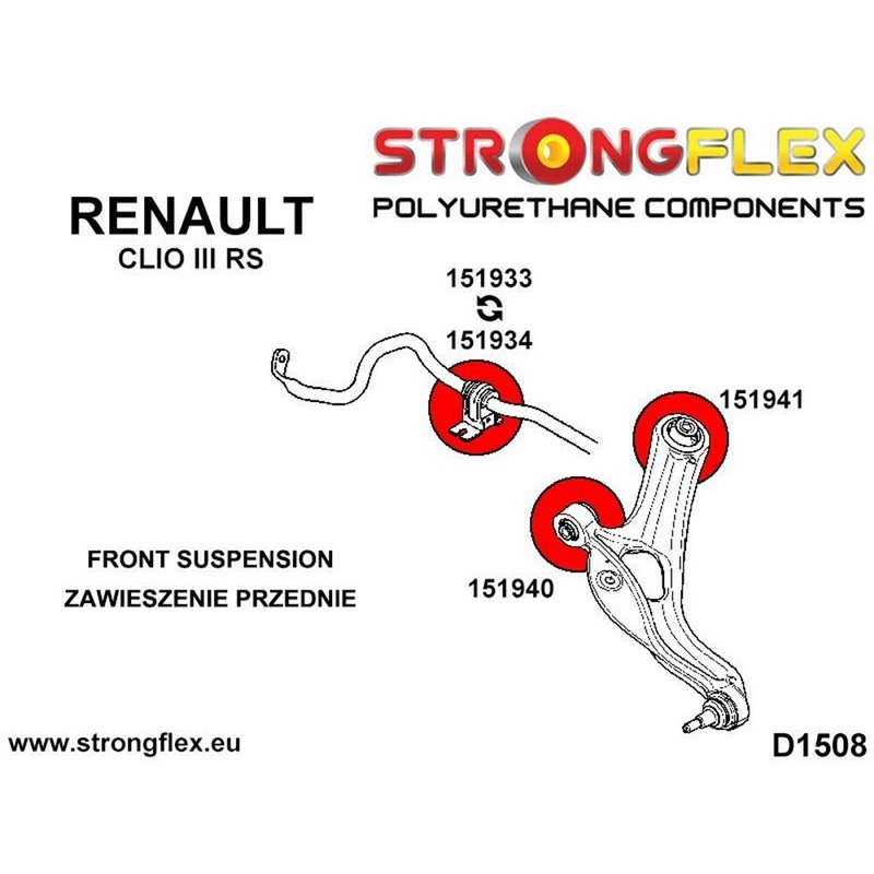 Image secondaire de Silentblock Strongflex STF151941BX2 (2 pcs)