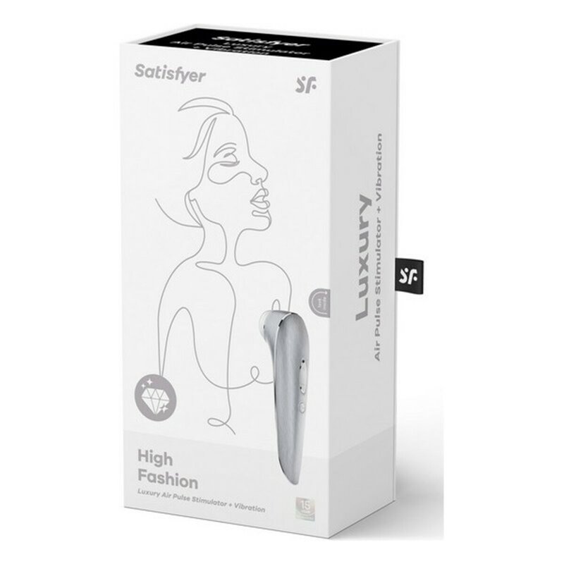 Image secondaire de Aspirateur à clitoris Satisfyer Luxury High Fashion Argenté